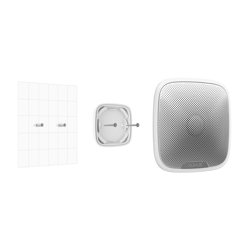 Панель крепежная Ajax SmartBracket для StreetSiren Белый (9679.07. WH)