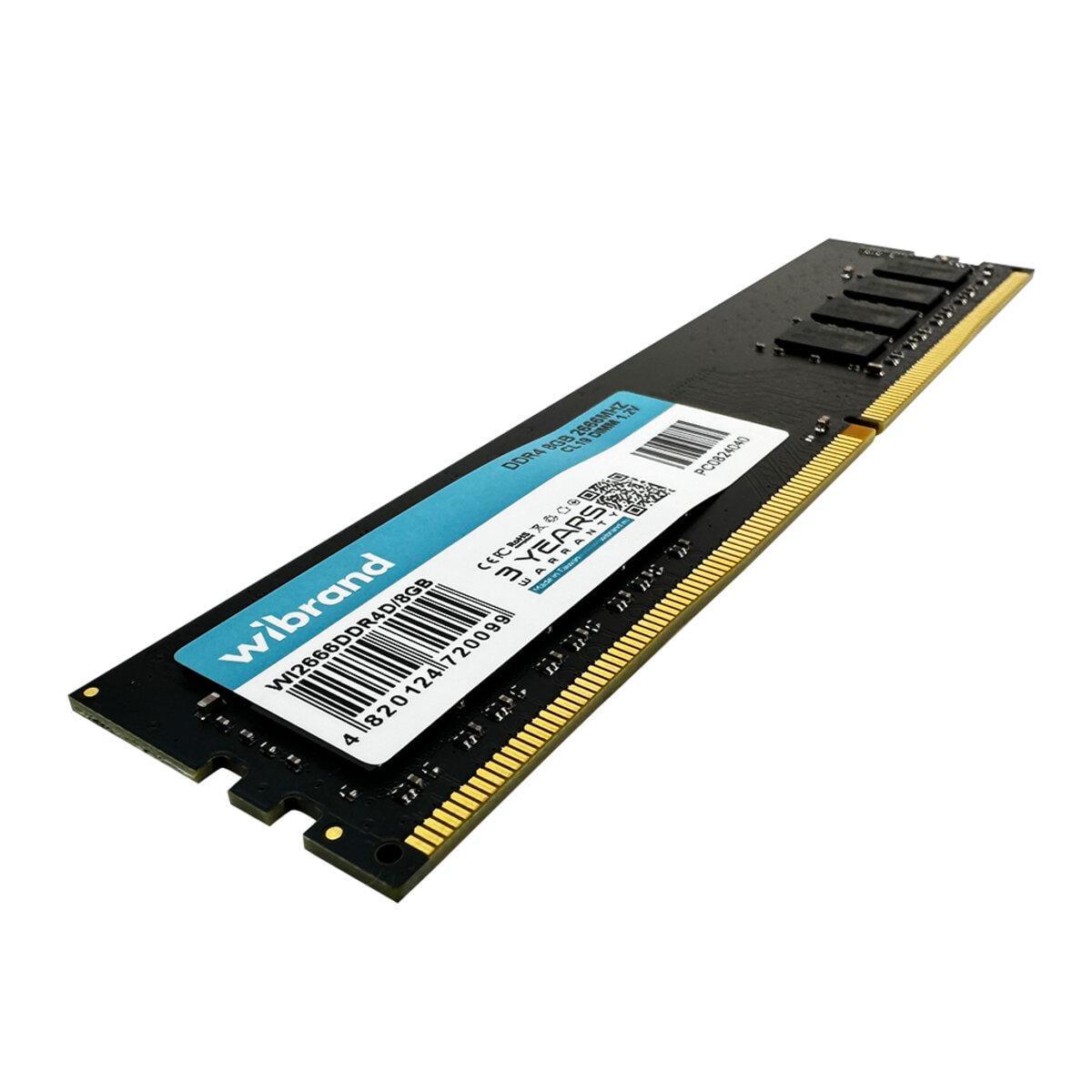 Оперативная память Wibrand DDR4 8 Гб 2666 МГц CL19 DIMM (WI2666DDR4D/8GB)