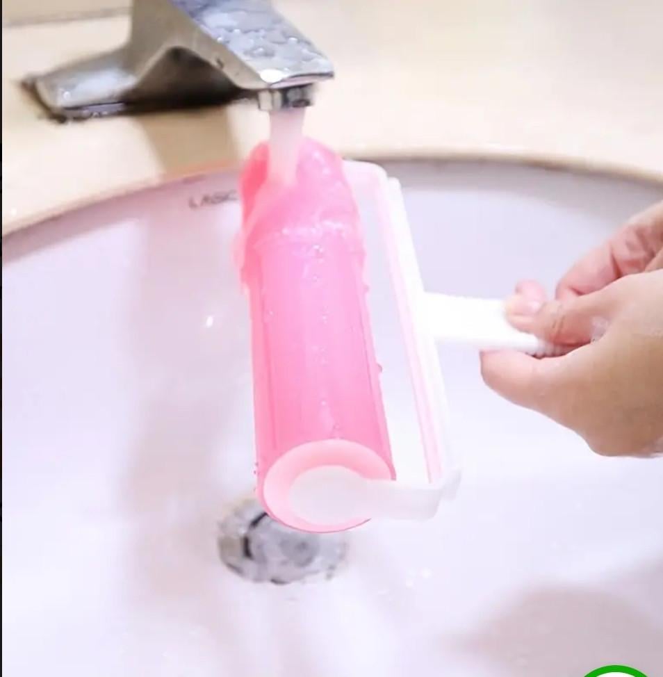 Валик липкий для чищення одягу багаторазовий силіконовий Рожевий (2338615831) - фото 2 Валик липкий для чищення одягу багаторазовий силіконовий Рожевий (2338615831) - фото 2