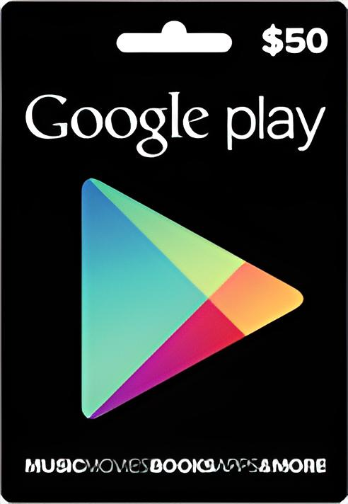 Электронный ключ Google Play Gift Card на 50 usd US-регион