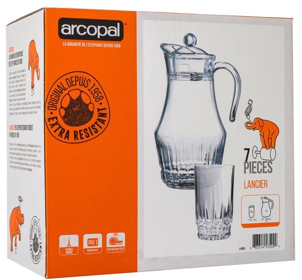 Набір для напоїв Arcopal LANCIER 7 пр. (L4985) Набір для напоїв Arcopal LANCIER 7 пр. (L4985)