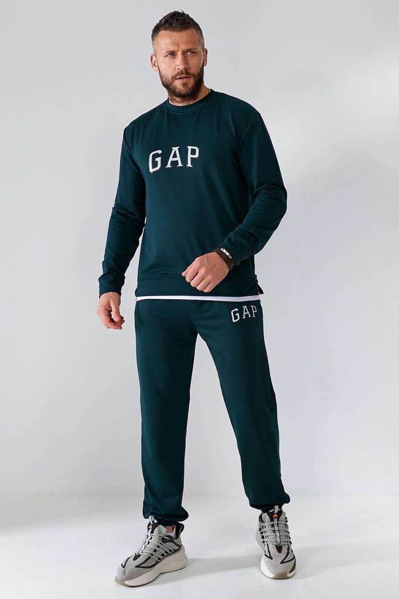 Спортивний костюм чоловічий XL-2XL Зелений (192784)