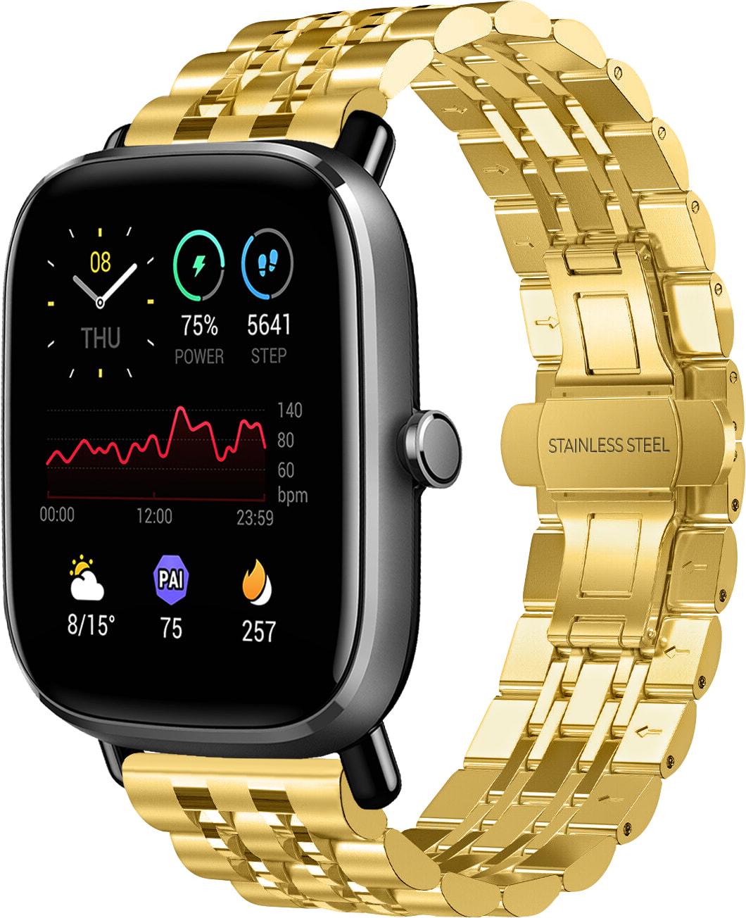 Браслет металлический Spinye для Amazfit GTS 2 mini Gold (29172-2A)