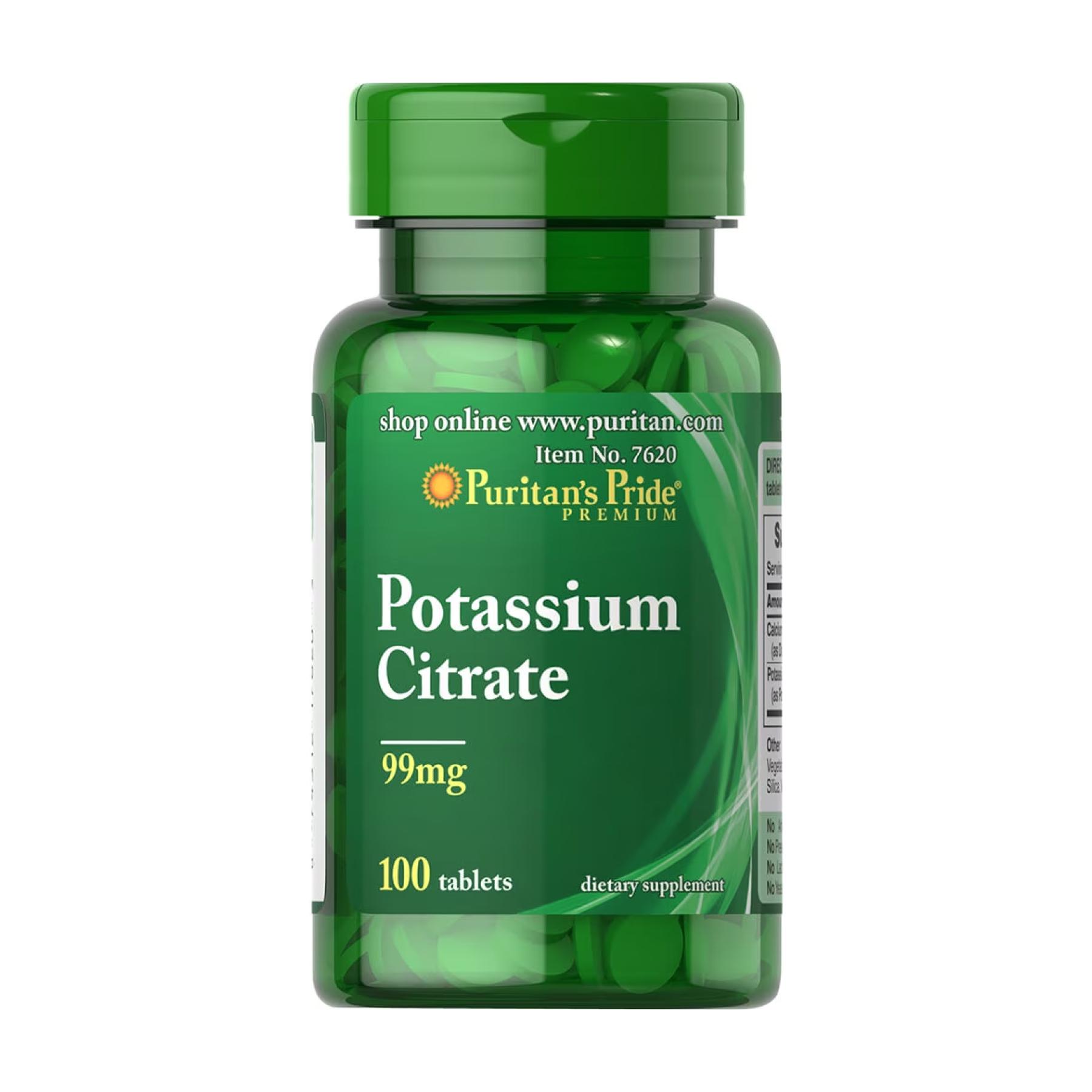 Натуральная добавка Potassium Citrate 99mg 100 caps (2023-10-2728)