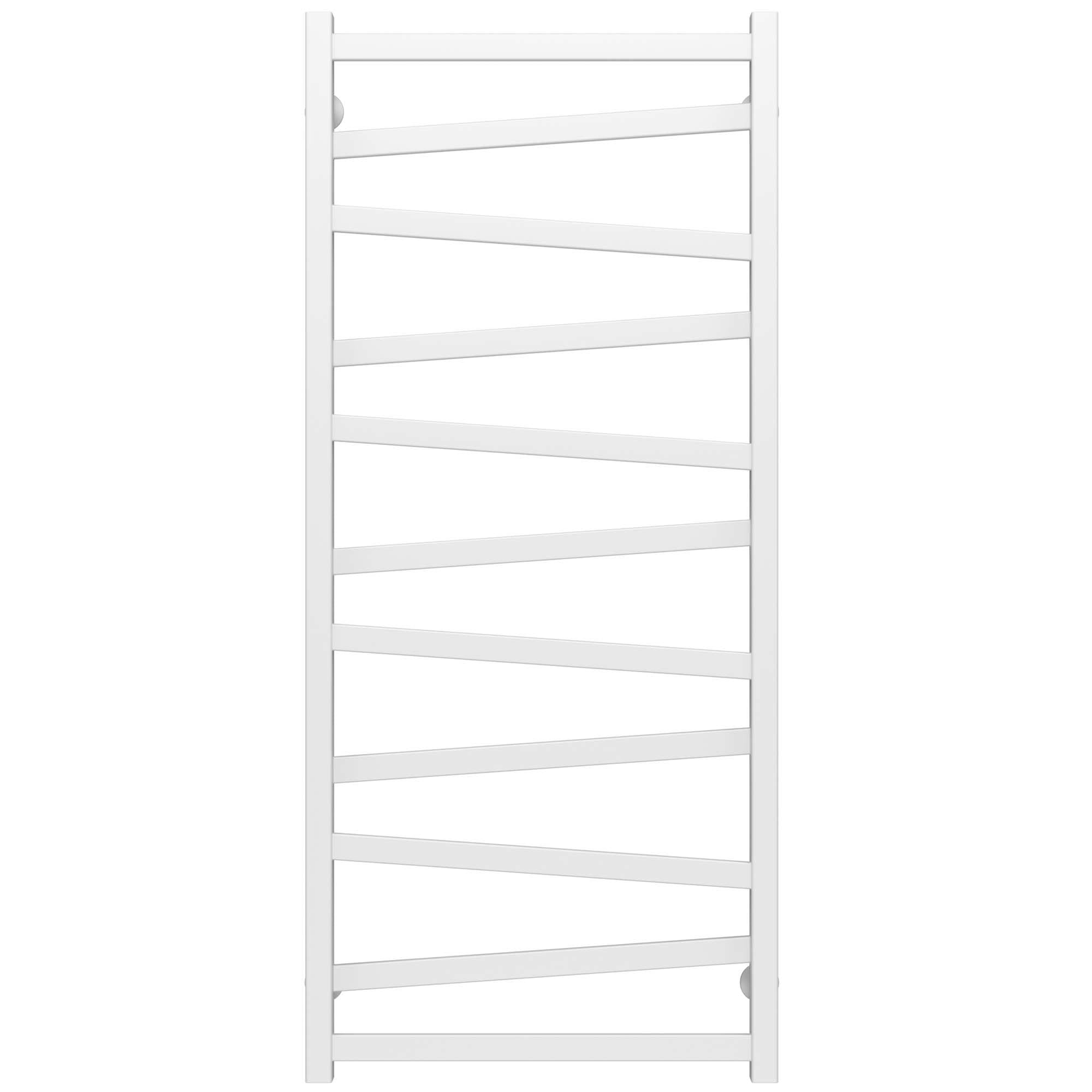 Полотенцесушитель водяной Deffi Alpha П11 боковое правое подключение нержавеющая сталь 500х1200 мм Белый (A.AL.120.50.11.W.C)