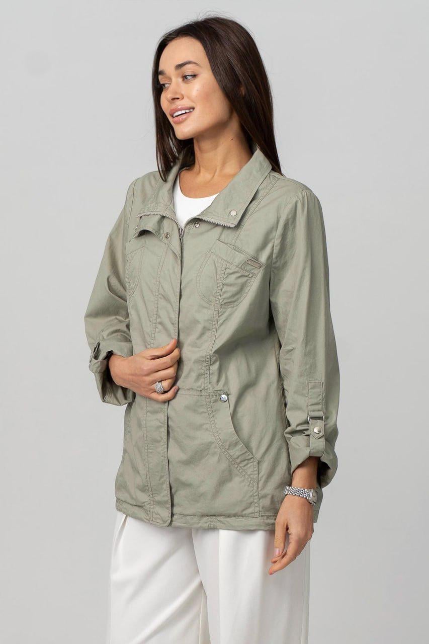 Куртка-вітрівка жіноча 3XL Хакі (33332670) Куртка-вітрівка жіноча 3XL Хакі (33332670)