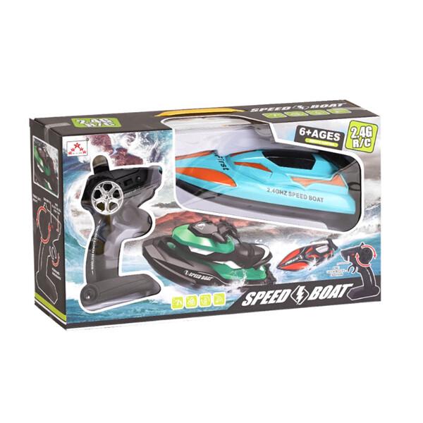 Лодка катер на радиоуправлении 26 см Голубой (59624) - фото 6 Лодка катер на радиоуправлении 26 см Голубой (59624) - фото 6