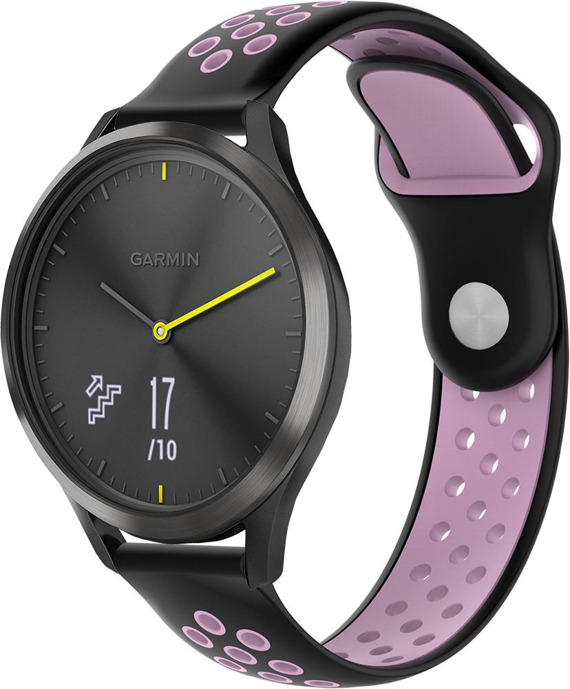 Ремінець Sport для Garmin Vivomove HR Pink Black (23032-49)