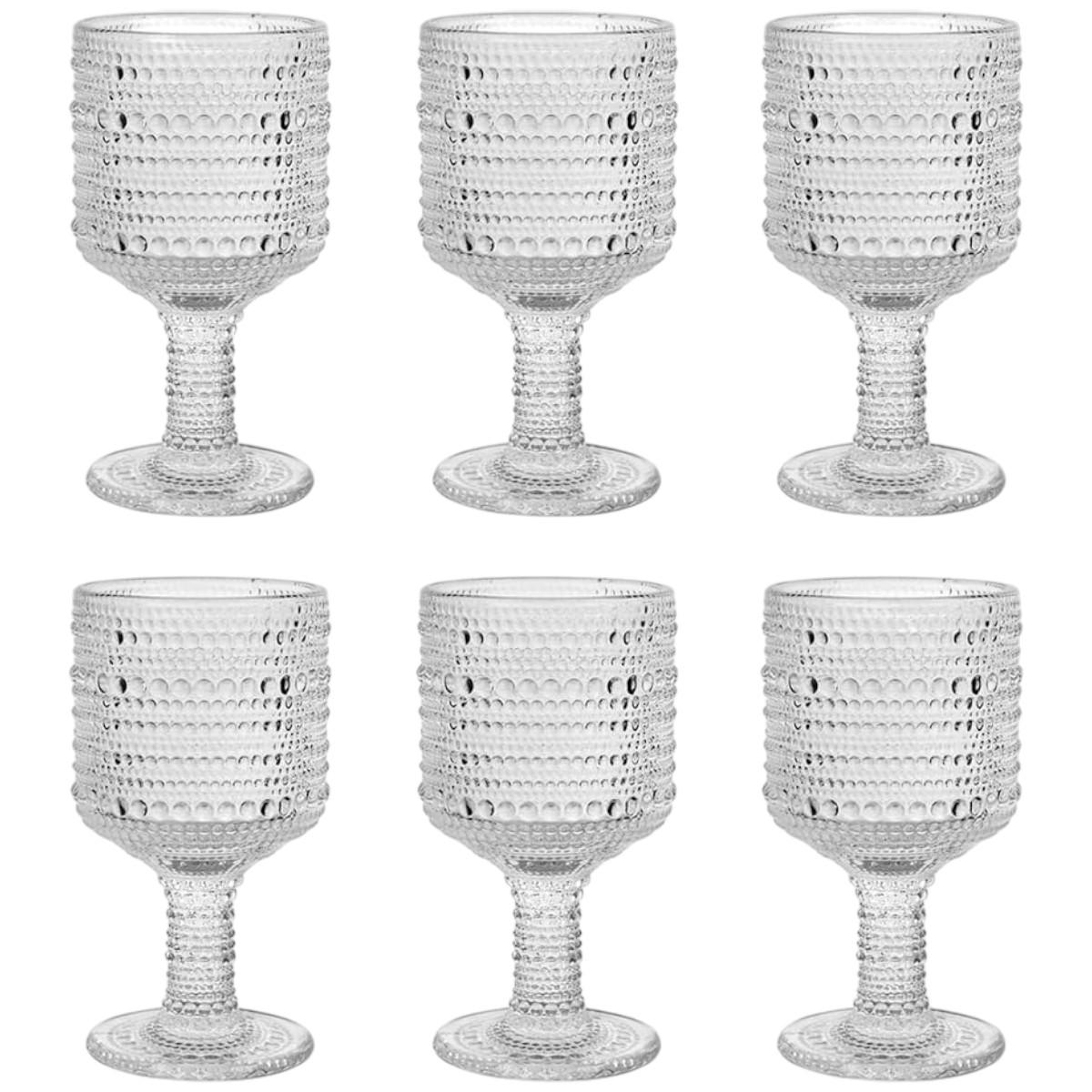 Набор бокалов для вина Glass Ware 6 шт. 300 мл (9024)