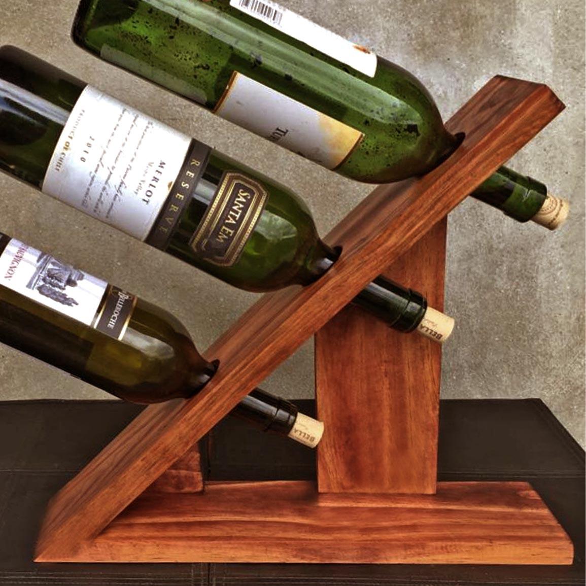 Полка для вина настольная Пинета Шафран (Впс-008306)