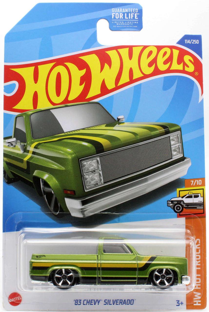 Игрушечная машинка Hot Wheels 83 Chevy Silverado 2022 Hot Trucks №114 (HCV33)