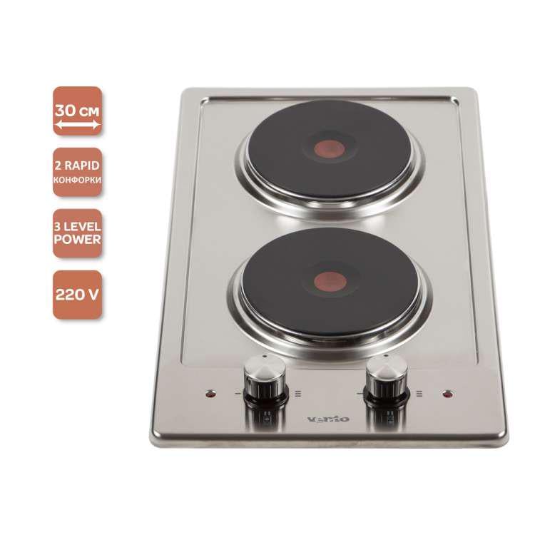 Варильна поверхня Ventolux HE302 INOX 3 (5872) - фото 2 Варильна поверхня Ventolux HE302 INOX 3 (5872) - фото 2