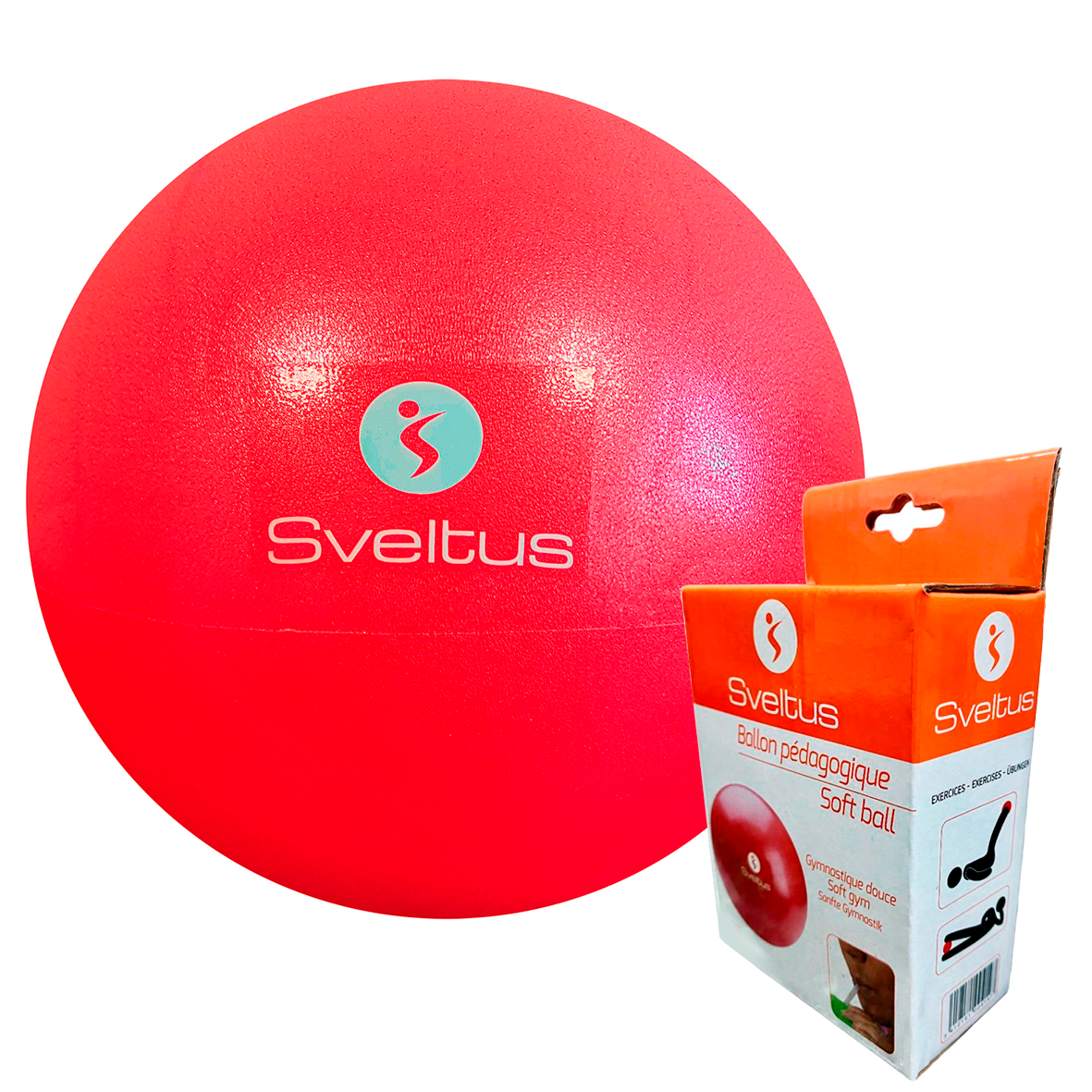 Мяч для пилатеса Sveltus Soft Ball 24 см Красный (SLTS-0414)