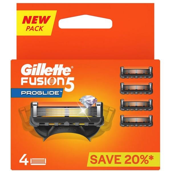 Касети змінні для гоління GILLETTE Fusion ProGlide 4 шт.