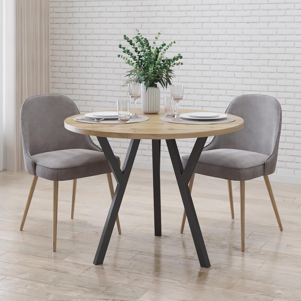 Комплект ніжок для столу з металу Loft 730 мм 3 шт. Чорний (1115) - фото 2 Комплект ніжок для столу з металу Loft 730 мм 3 шт. Чорний (1115) - фото 2