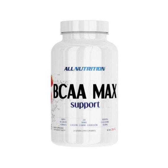 Аминокислота BCAA для спорта All Nutrition BCAA Max Support 250 г 25 порций Strawberry