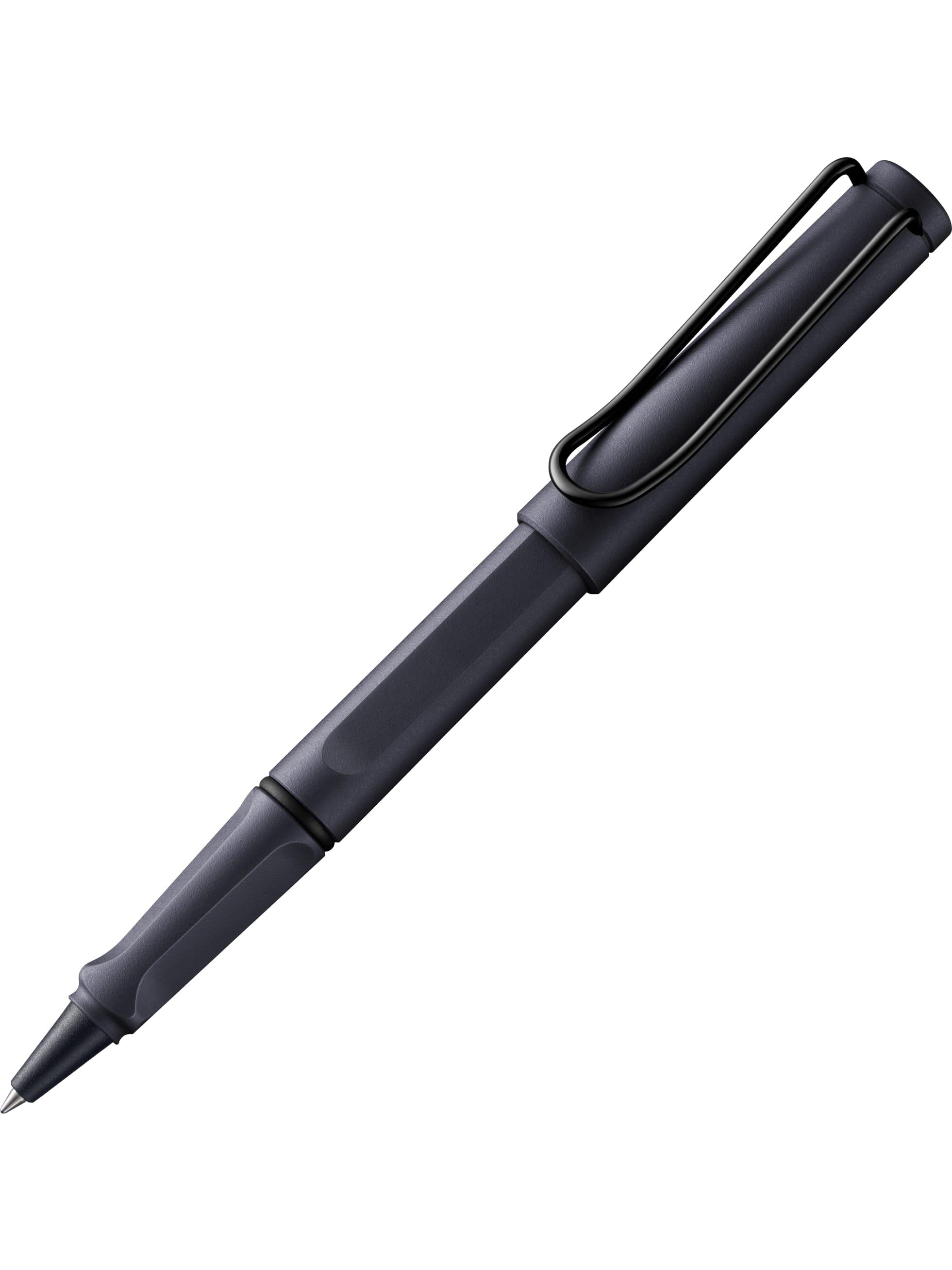 Письменная ручка-роллер стальная Lamy Safari стержень синий M63 1 мм Черный (4032322)
