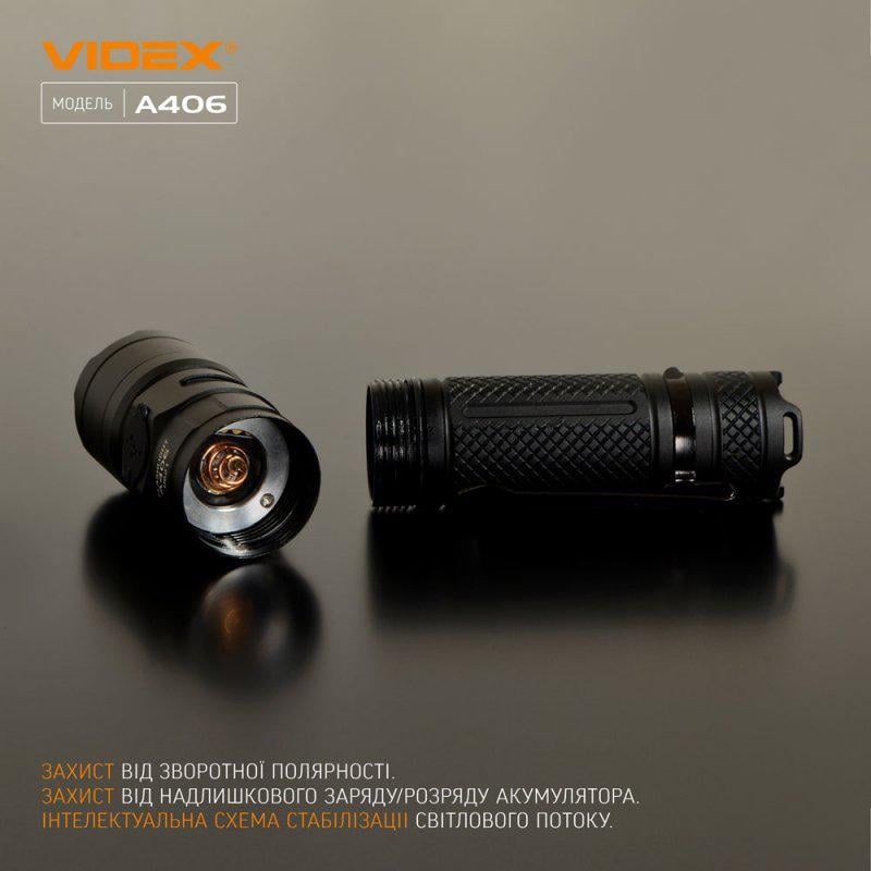 Фонарик светодиодный VIDEX VLF-A406 4000 Lm 6500 K (124350) - фото 10