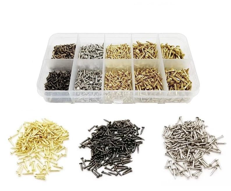 Гвозди Декоративные Для Обивки Мебели Набор 1700 шт SPEC (SP-251700) Гвозди Декоративные Для Обивки Мебели Набор 1700 шт SPEC (SP-251700)