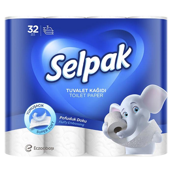 Туалетная бумага Selpak Super Soft 3-х слойная 32 шт. (1620769961)