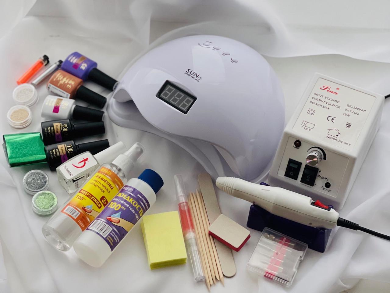 Стартовый набор для маникюра Super Sun 5 с фрезером Lina - фото 3 Стартовый набор для маникюра Super Sun 5 с фрезером Lina - фото 3