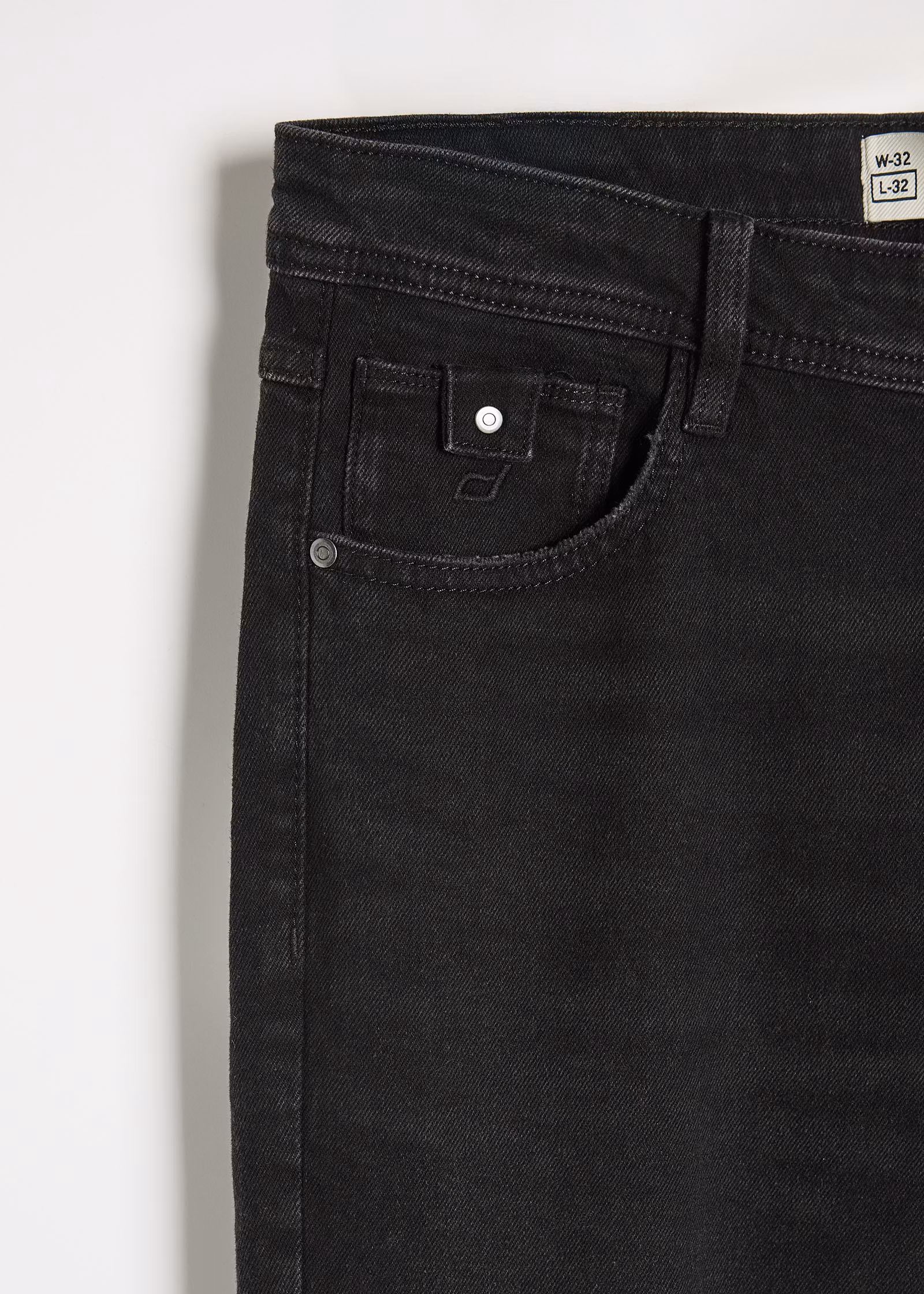 Джинси чоловічі slim fit Diverse BENNET 254 р. 34 Чорний (5905384178893) - фото 6