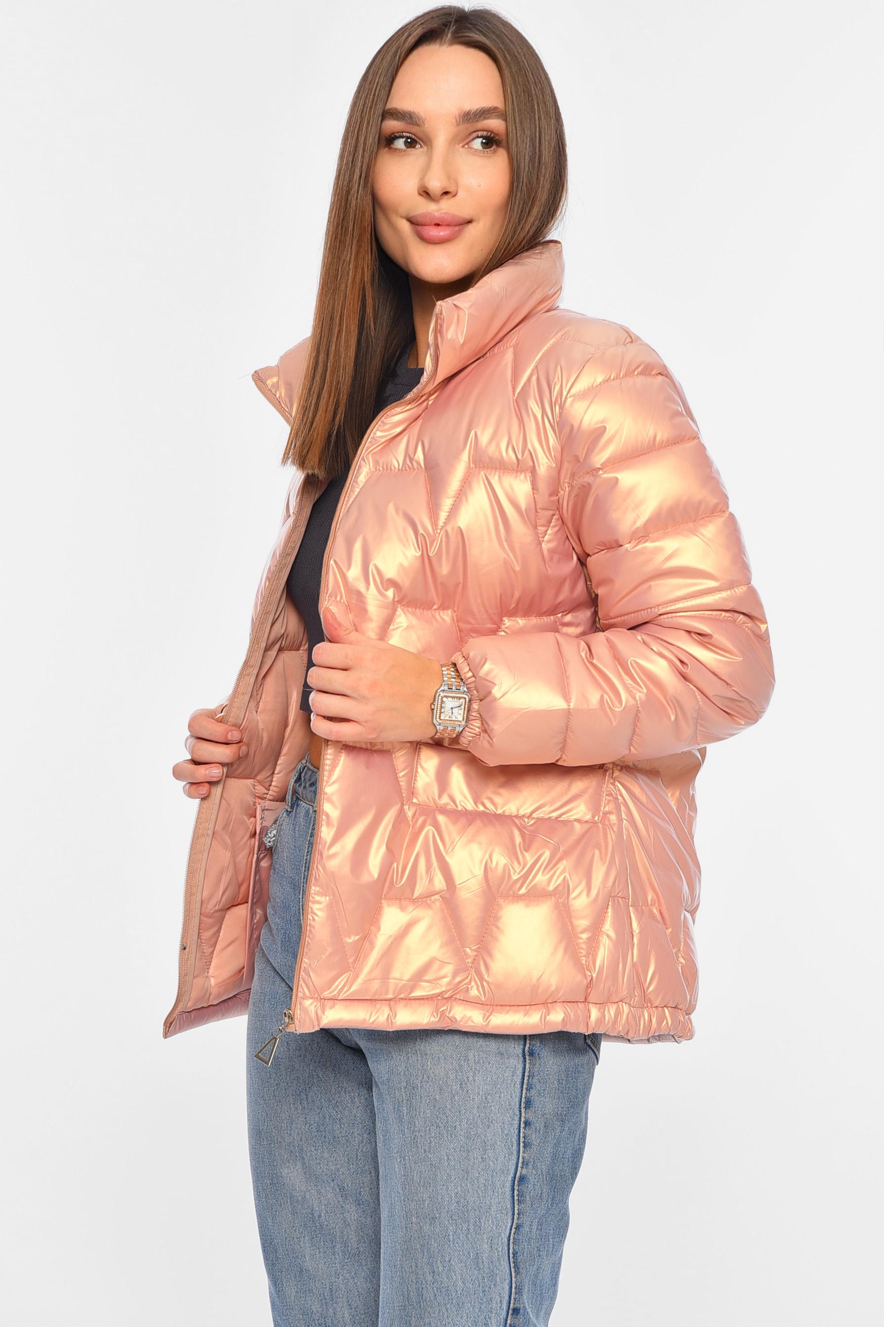 Куртка жіноча демісезонна S Пудровий (196017)