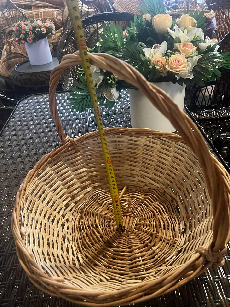 Корзина круглая на корпоративных подарков Сімейний Затишок Коричневый - фото 9 Корзина круглая на корпоративных подарков Сімейний Затишок Коричневый - фото 9