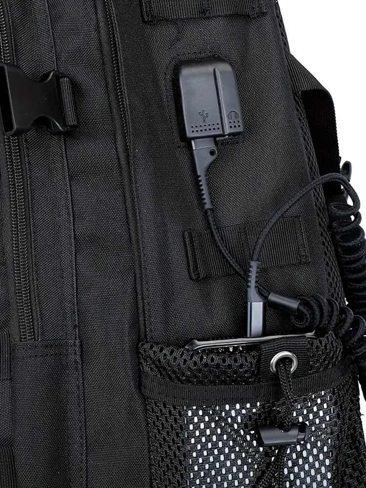 Рюкзак тактичний Tactical похідний/армійський 30 л Чорний (602-black) - фото 6 Рюкзак тактичний Tactical похідний/армійський 30 л Чорний (602-black) - фото 6