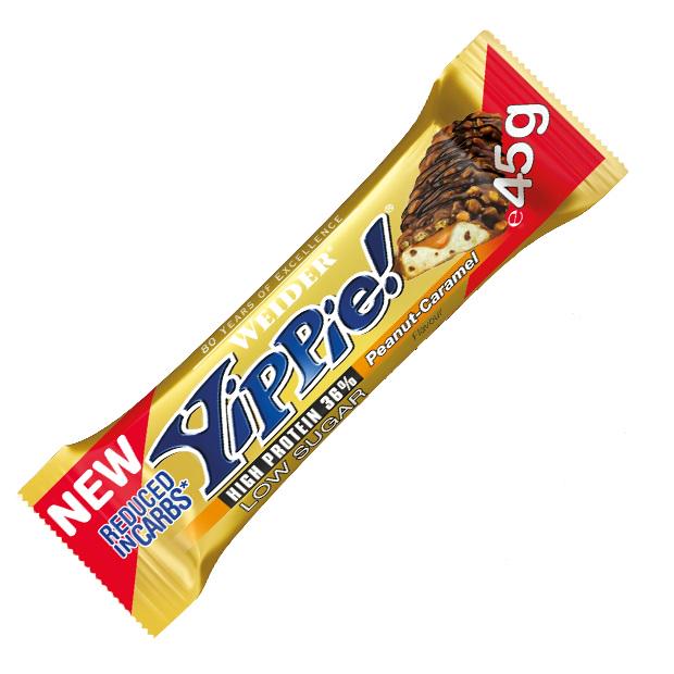 Протеиновый батончик Weider Yippie! Bar 45 г Peanut Caramel Протеиновый батончик Weider Yippie! Bar 45 г Peanut Caramel