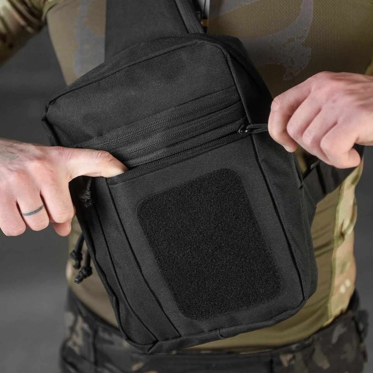 Сумка-кобура наплічна ToberBag Чорний (2641) - фото 7 Сумка-кобура наплічна ToberBag Чорний (2641) - фото 7