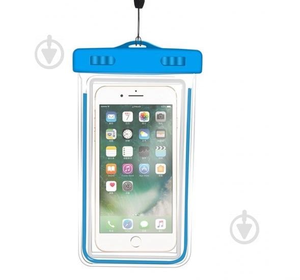 Водонепроницаемый чехол EasyWay для телефонов диагональю до 6.5 Синий (HbP050347)