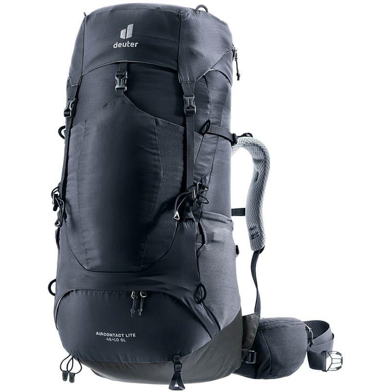 Туристический рюкзак Deuter Aircontact Lite 45+10 л SL Black-graphite (33402237403)