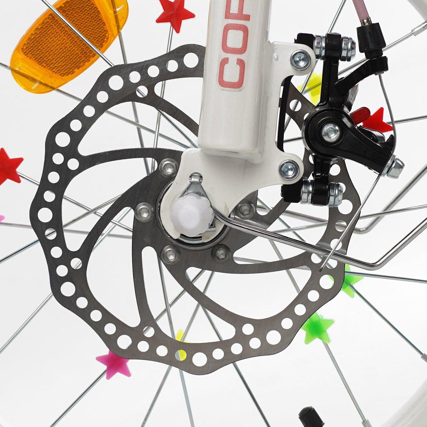 Велосипед двоколісний дитячий Corso Nice 16" з кошиком та багажником Рожевий - фото 6 Велосипед двоколісний дитячий Corso Nice 16" з кошиком та багажником Рожевий - фото 6