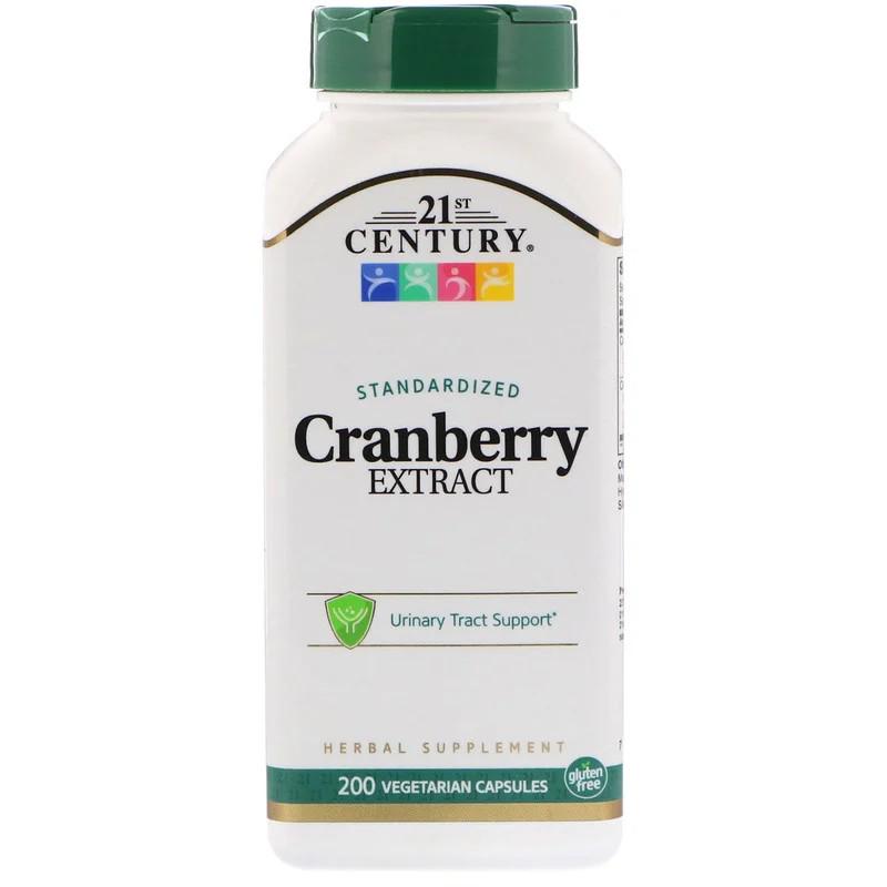 Натуральная добавка 21st Century Cranberry Extract Standardized 200 капсул