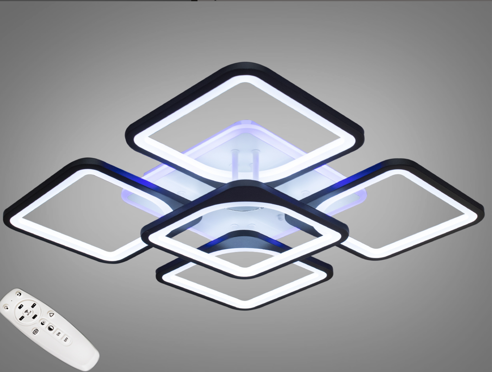 Потолочная люстра с диммером/подсветкой/MP3 150 Вт (1212)