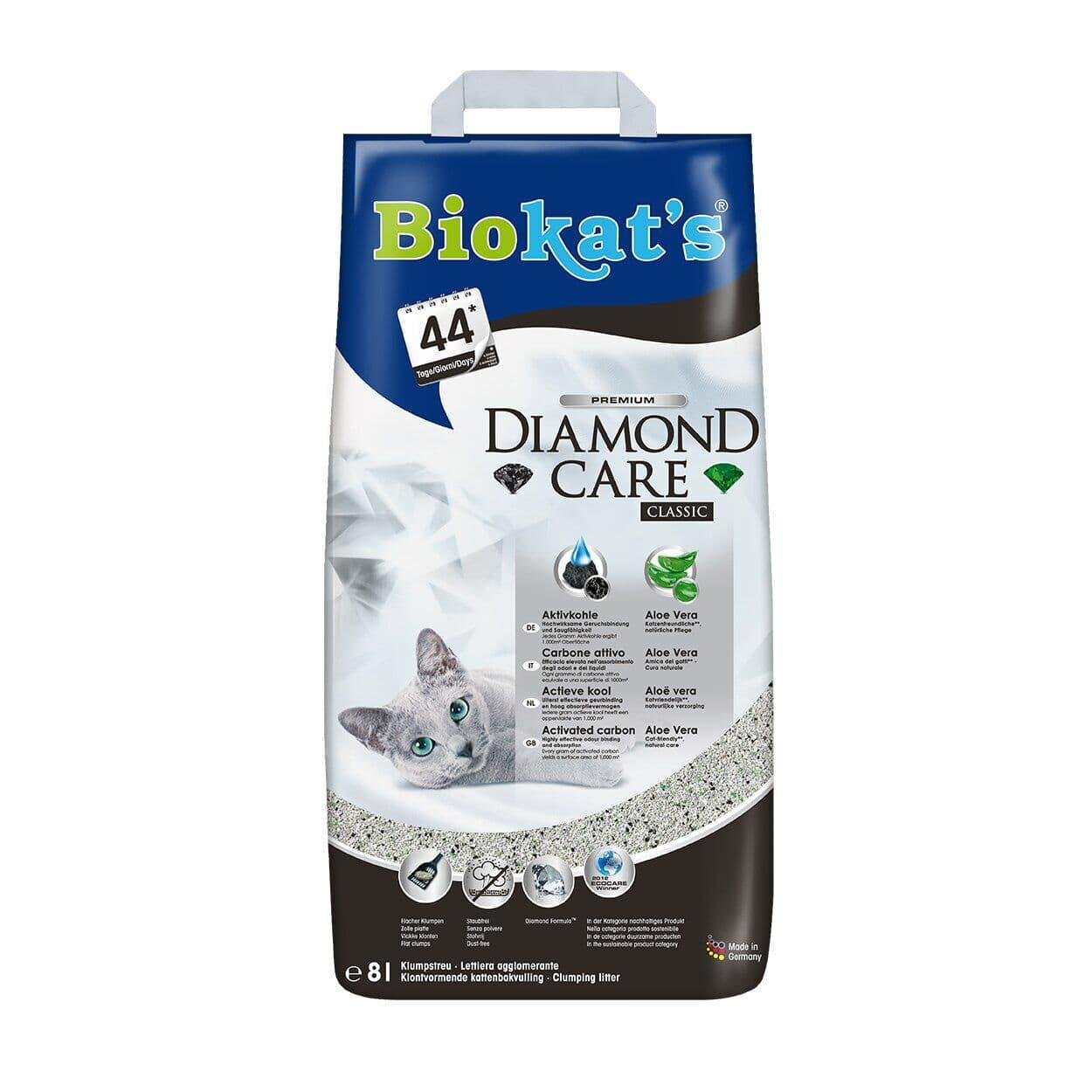 Наповнювач бентонітовий Biokat's Diamond Classic для кішок 8 л (26546)