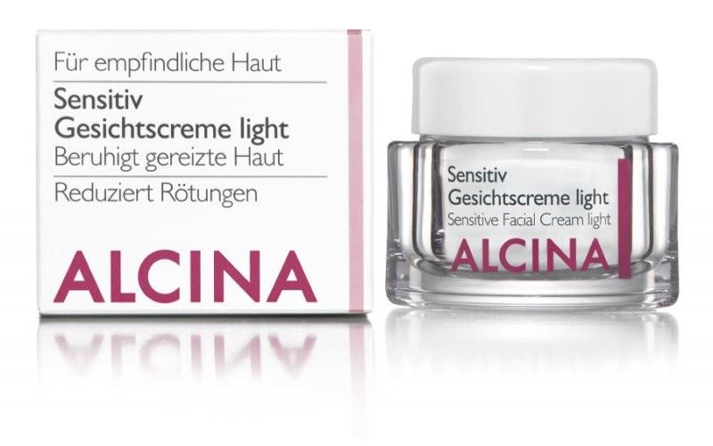 Крем ALCINA Sensitive light для чувствительной кожи лица 50 мл (4008666342836)