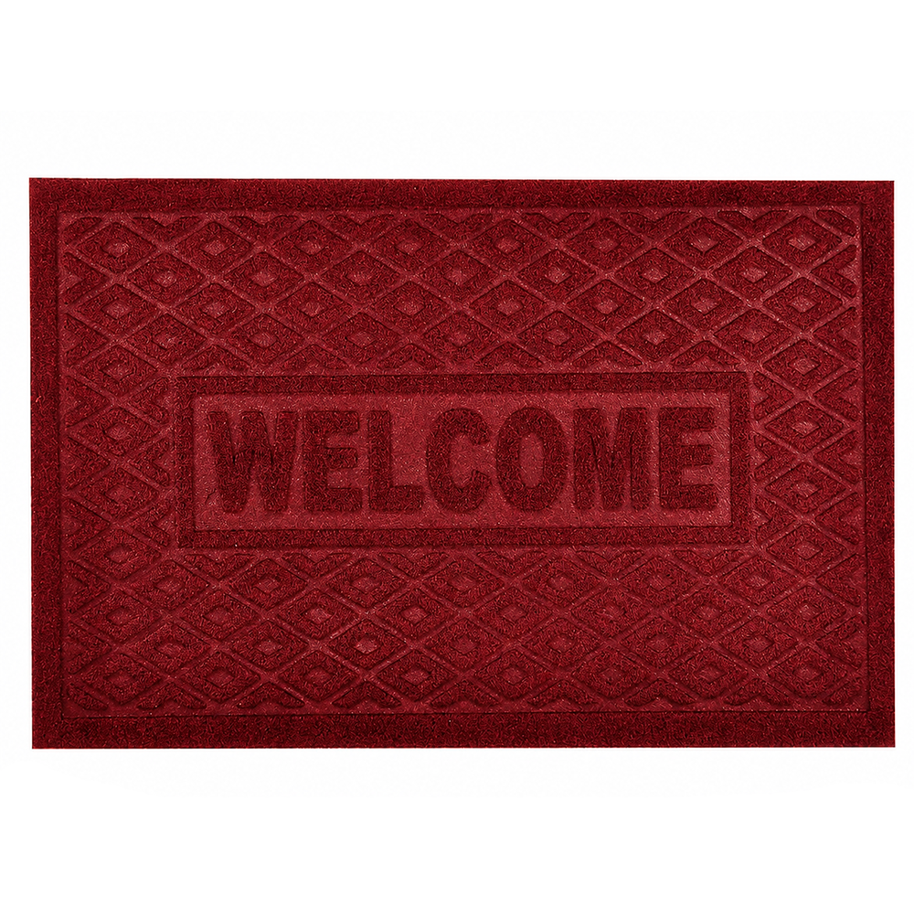 Коврик для дверей Stenson N01576 Welcome 38х58 см Бордовый (658402)