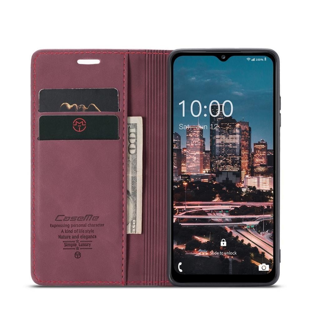 Чехол книжка с магнитом Samsung Galaxy A24 A245 CaseMe Wine (32839-42) - фото 3