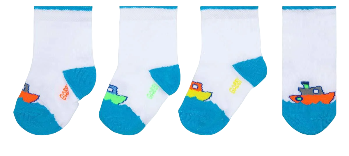 Носки детские хлопковые демисезонные для мальчика Gabbi NSM-209 р. 10-12 6 пар (90209)