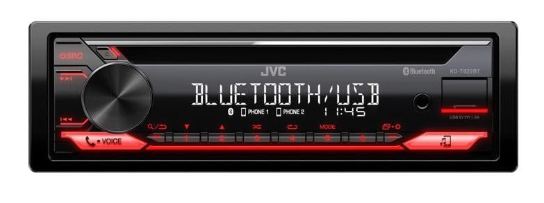 Магнитола JVC KD-T822BT - фото 1