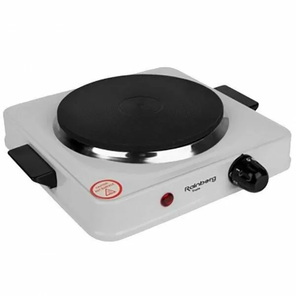 Настольная плита Rainberg RB-777 дисковая на 1 конфорку 1200W (NRB777)