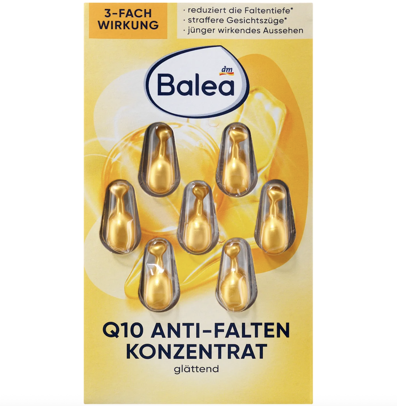 Сыворотка Balea Q10 Anti-Falten с коэнзимом Q10 против морщин 7 шт.