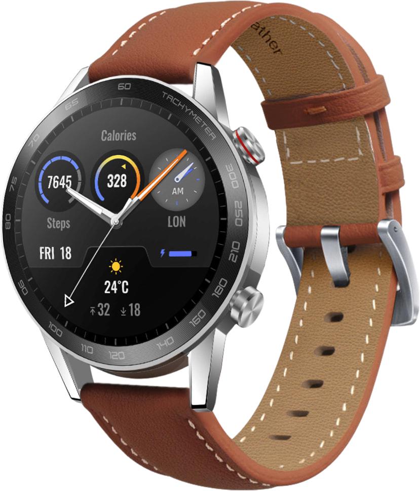 Ремешок кожаный Folsa для Honor Magic Watch 2 46 мм Brown (31551-30)