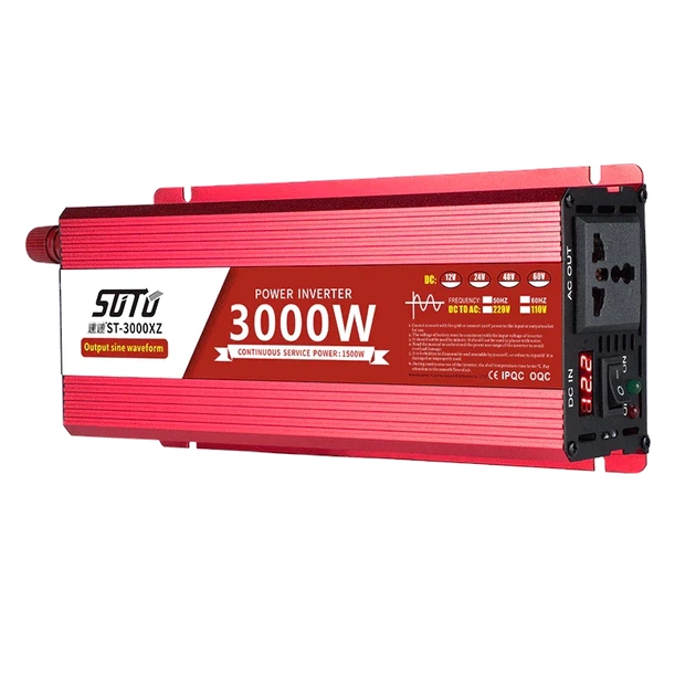 Інвертор автомобильніий для котла/насоса/холодильника/роутера чиста синусоїда 12-220В 3000 Вт (126586732) Інвертор автомобильніий для котла/насоса/холодильника/роутера чиста синусоїда 12-220В 3000 Вт (126586732)