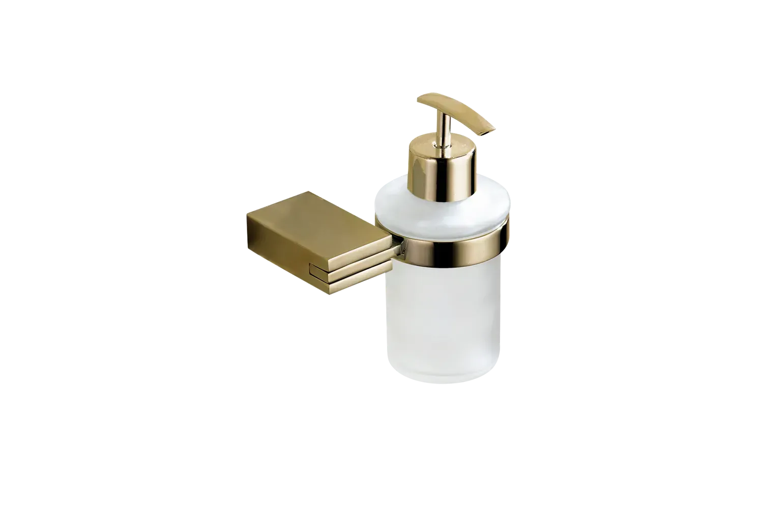 Дозатор для рідкого мила VBI NEPTUNE настінний 180 мл Gold (VBI-040506GL)