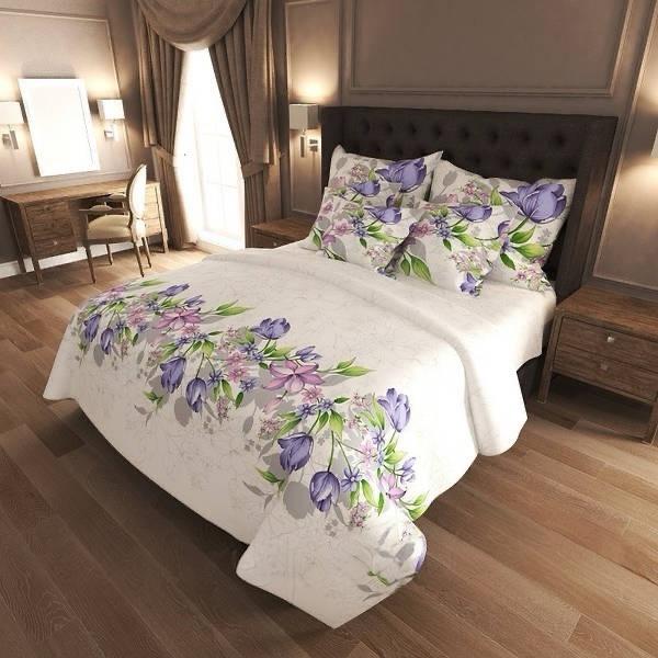 Комплект постельного белья Vital Textile Голд Люкс бязь полуторный 150х220 см (BL1.5-613)