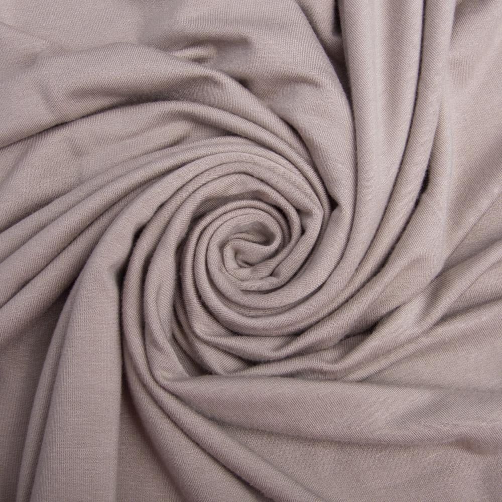 Ткань трикотаж ФУТЕР V-4 Серо-бежевый (23533)