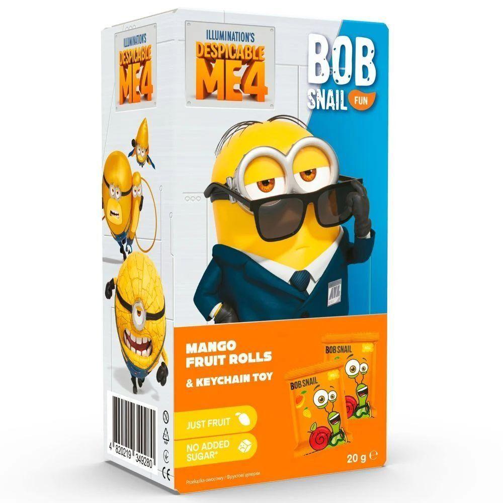 Пастила натуральна та іграшка Bob Snail Fun Манго 20 г (4820219349280)